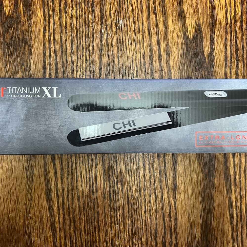 CHI Titanium XL Hair Styling Iron - Black